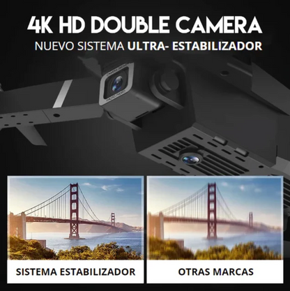 🚁 Dron con Doble Cámara 4K + Maletín Gratis